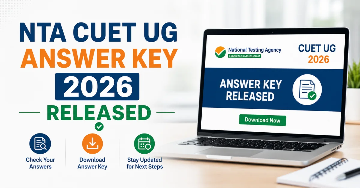 NTA CUET UG Answer Key 2026 Released